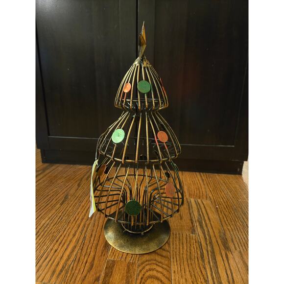 True Spruce Christmas Tree Wine Cork Holder New Bronze - Picture 2 of 9